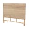 Baxton Studio Cantara Modern Bohemian Natural Rattan Queen Size Standalone Headboard 217-12728-ZORO - alternate 7